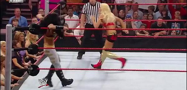  Melina vs Maryse. Raw.